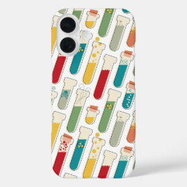 Halbjahrs-Teströhrchen für moderne Chemie iPhone 16 Hülle