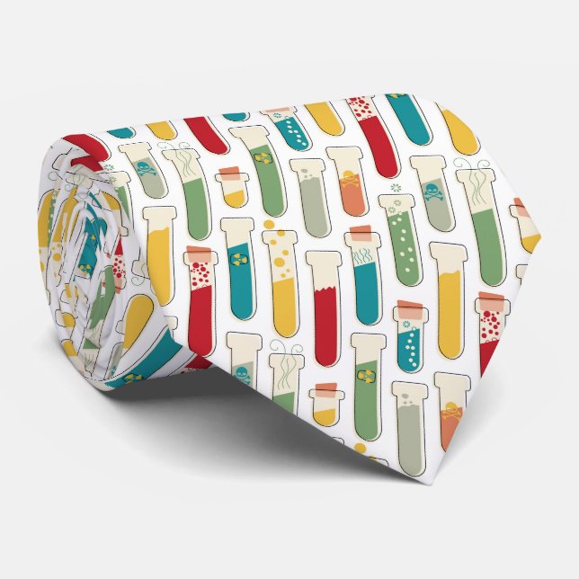 Halbjahrs-Teströhrchen für moderne Chemie Krawatte (Gerollt)