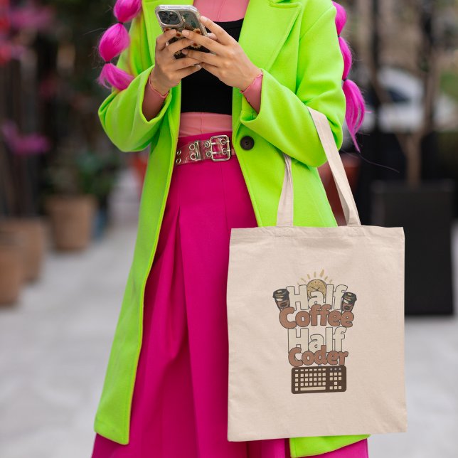 Halbkaffee, Halbkoder Tragetasche (Von Creator hochgeladen)