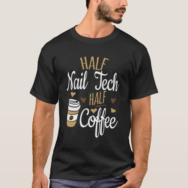 Halbkaffee Halbschwanz Tech T-Shirt (Vorderseite)