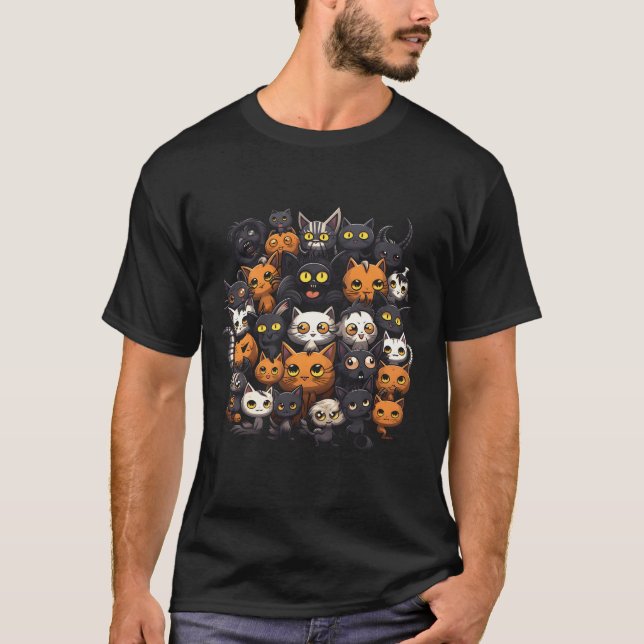 Halbkatze T-Shirt (Vorderseite)