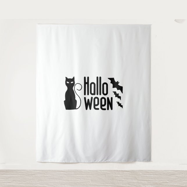 Halbkatze Wandteppich (Vorderseite)