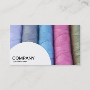 Halbkreis-Panel - Baumwollrollen Visitenkarte
