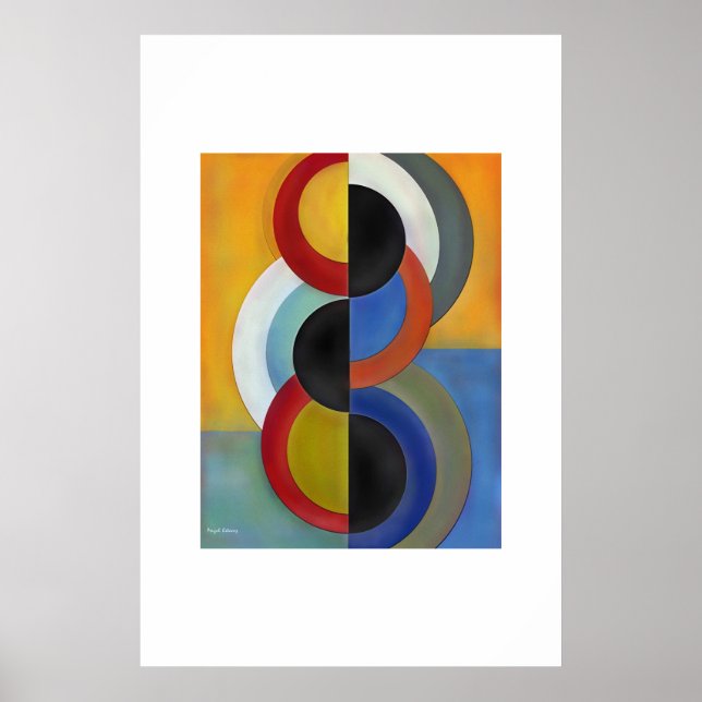 Halbkreise Poster (Vorne)