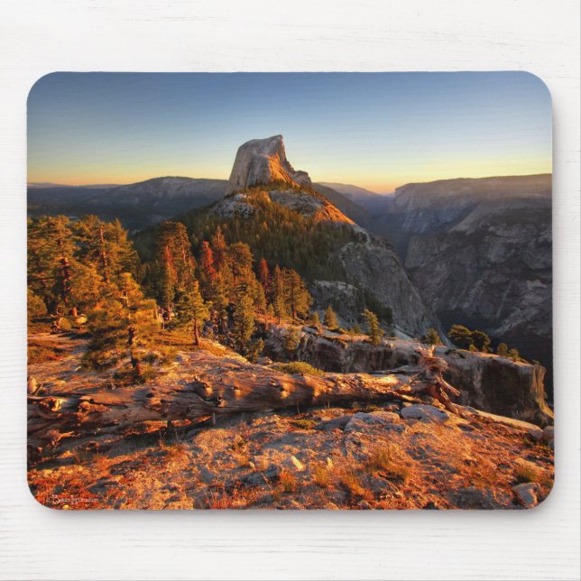 Halbkuppel bei Sonnenuntergang - Yosemite Mousepad (Vorne)