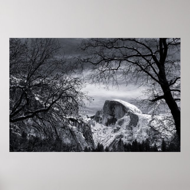 Halbkuppel im Winter | Yosemite Valley Poster (Vorne)