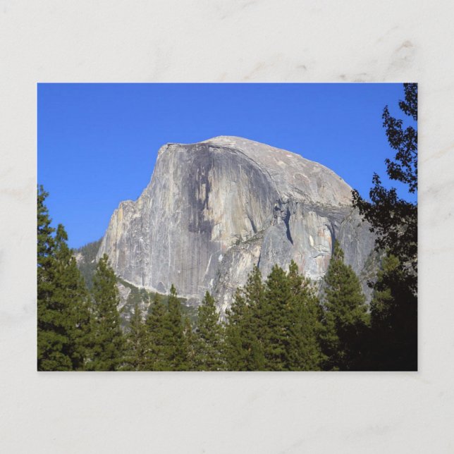Halbkuppel im Yosemite Nationalpark Grosses Gebirg Postkarte (Vorderseite)