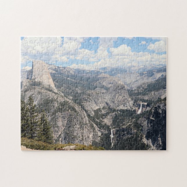 Halbkuppel, Nevada Fall & Vernal Fall in Yosemite Puzzle (Horizontal)