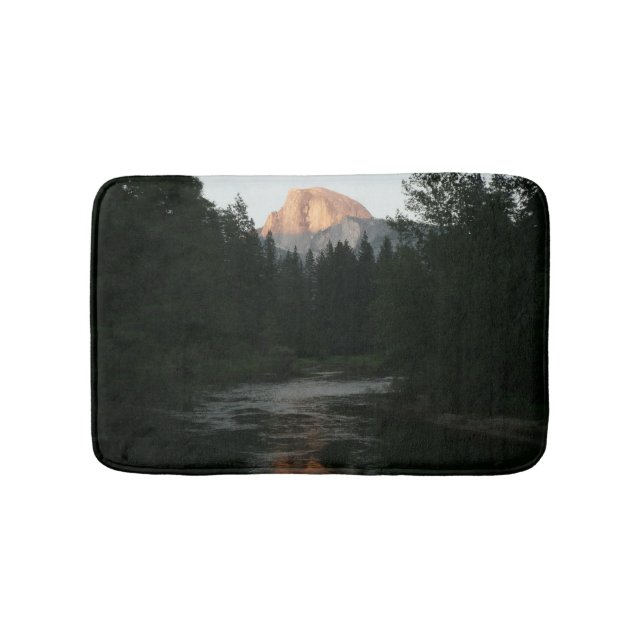 Halbkuppel Sonnenuntergang im Yosemite Nationalpar Badematte (Vorderseite)