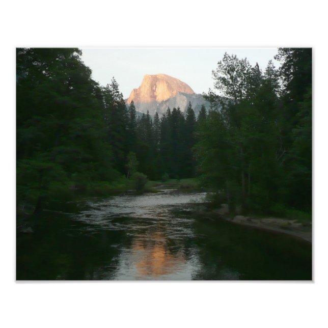 Halbkuppel Sonnenuntergang im Yosemite Nationalpar Fotodruck (Vorne)