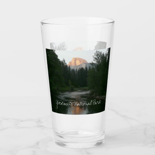 Halbkuppel Sonnenuntergang im Yosemite Nationalpar Glas (Vorderseite)