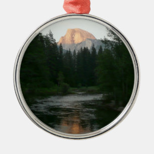 Halbkuppel Sonnenuntergang im Yosemite Nationalpar Ornament Aus Metall