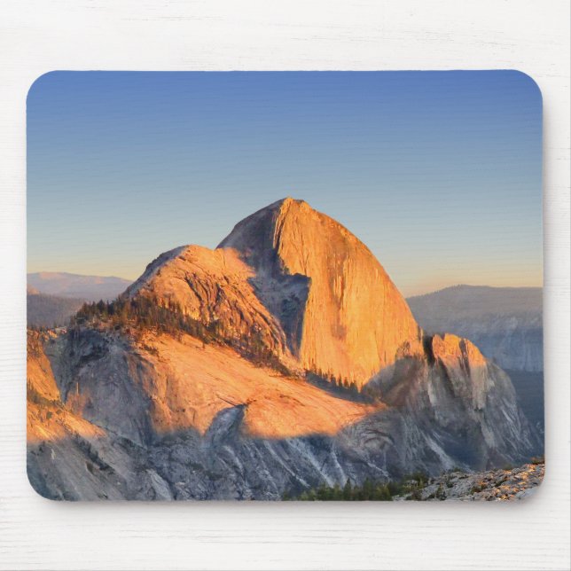 Halbkuppel Sonnenuntergang vom Mt Watkins - Yosemi Mousepad (Vorne)