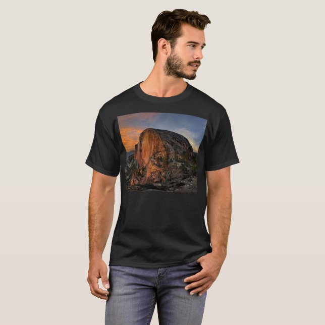 Halbkuppel Sonnenuntergang - Yosemite T-Shirt (Vorne ganz)