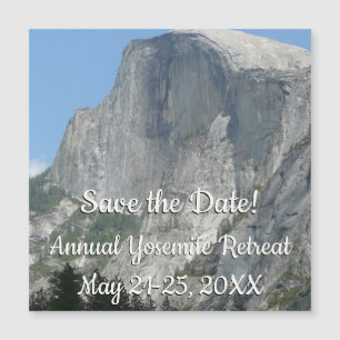 Halbkuppel von der Seite im Yosemite Nationalpark Magnetkarte