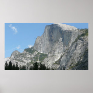Halbkuppel von der Seite im Yosemite Nationalpark Poster