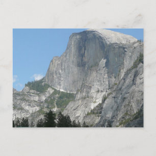 Halbkuppel von der Seite im Yosemite Nationalpark Postkarte