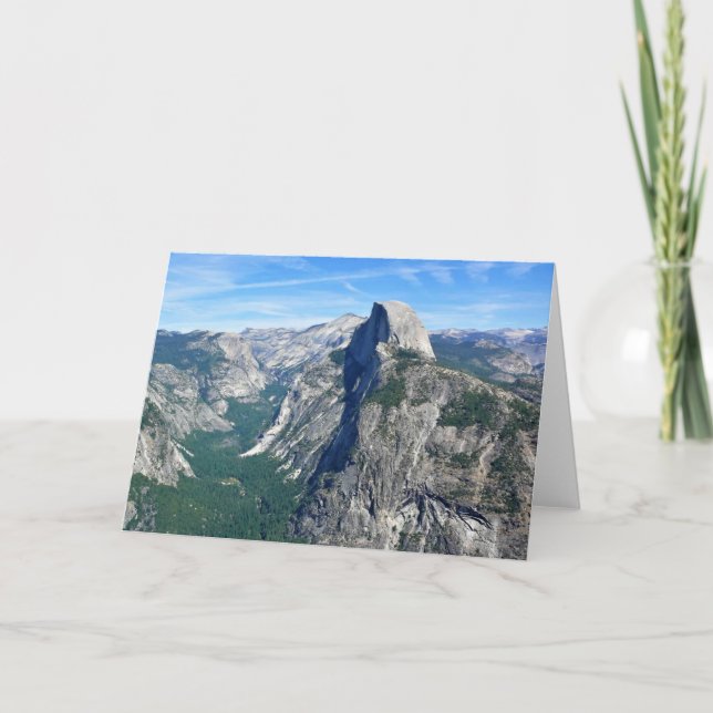 Halbkuppel von Glacier Point, Yosemite, CA Karte (Vorderseite)