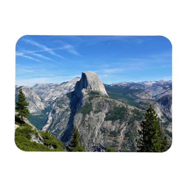 Halbkuppel von Glacier Point, Yosemite, CA Magnet (Horizontal)