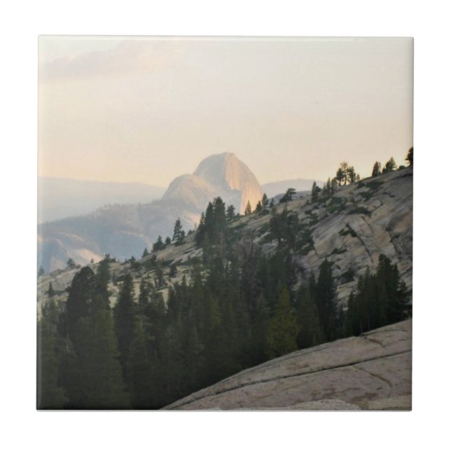 Halbkuppel von Olmstead Point, Yosemite, CA Fliese (Vorderseite)