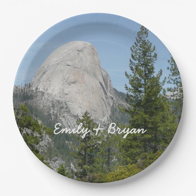 Halbkuppel von Panoramaweg II Pappteller (Vorderseite)