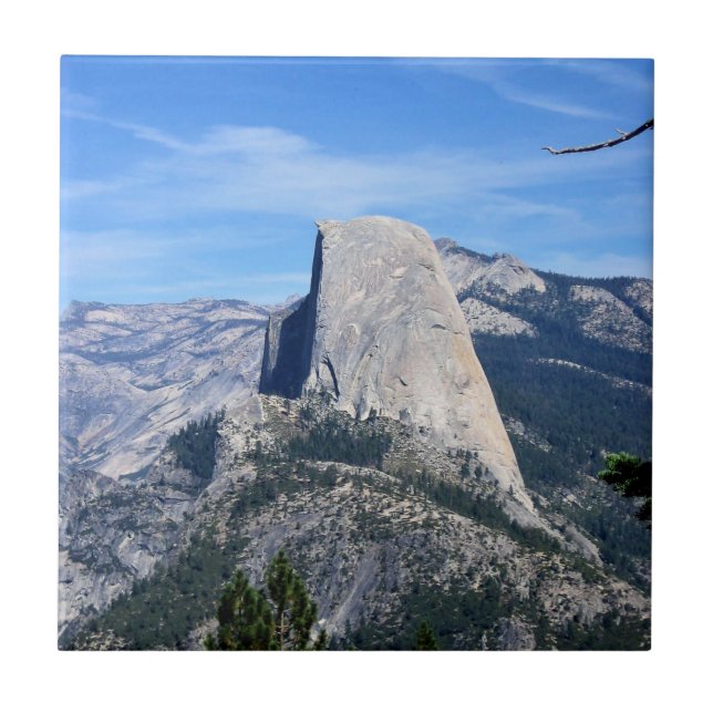 Halbkuppel von Washburn Point, Yosemite, CA Fliese (Vorderseite)