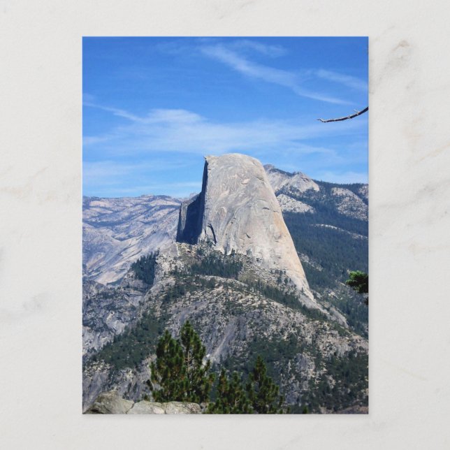Halbkuppel von Washburn Point, Yosemite, CA Postkarte (Vorderseite)