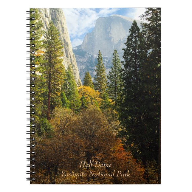 Halbkuppel (Yosemite National Park) Blank Notebook Notizblock (Vorderseite)