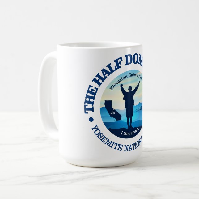 Halbkuppelweg (Wandern) Kaffeetasse (Vorderseite Links)