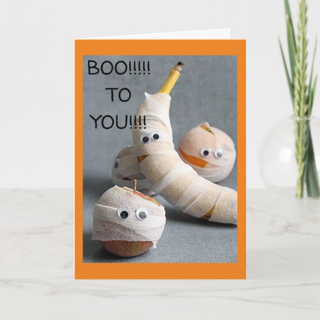 HALBLOWER SPASS VON DER TALKING BANANA KARTE (Vorderseite)