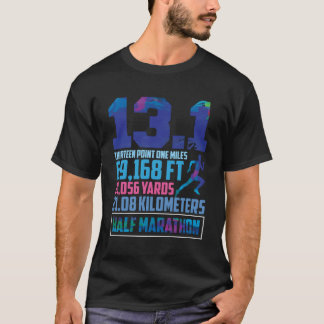 Halbmarathon 13,1 Meilen Running Runner T-Shirt
