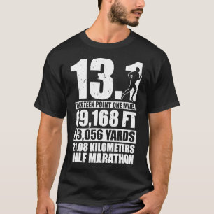 Halbmarathon 13,1 Meilen Running Runner T-Shirt