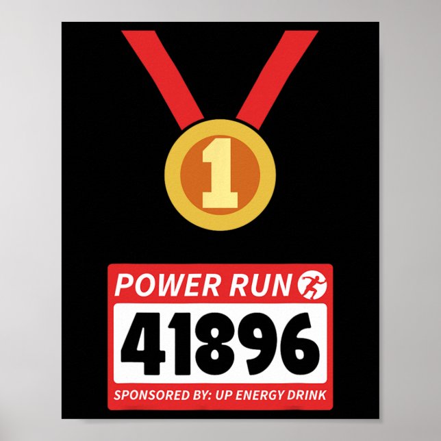 Halbmarathon Halloween-Kostüm der Runner Poster (Vorne)
