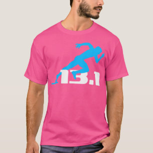 Halbmarathon Rennen 13 1 Läufer T-Shirt
