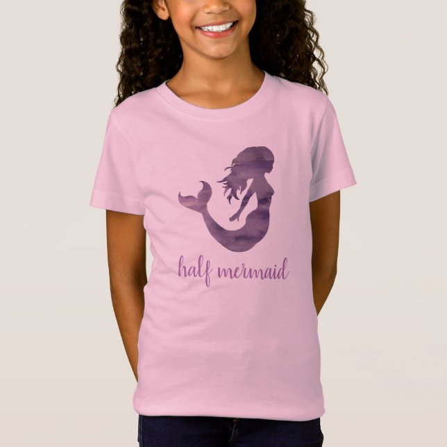 Halbmild Lila rosa T-Shirt (Vorderseite)