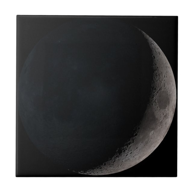 Halbmond aus den Bildern der NASA Fliese (Vorderseite)