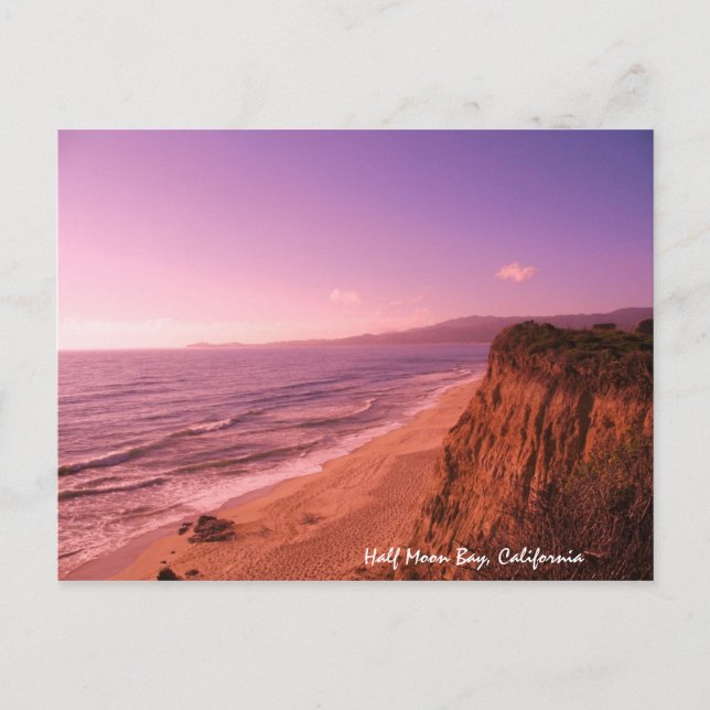 Halbmond-Bay-Postkarte Postkarte (Vorderseite)