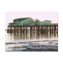 Halbmond-Bay-Postkarte