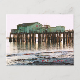 Halbmond-Bay-Postkarte Postkarte