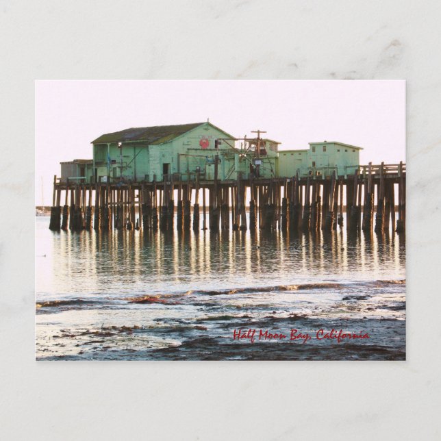 Halbmond-Bay-Postkarte Postkarte (Vorderseite)