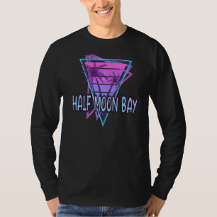 Halbmond Bay Urlaub Vaporwave Ästhetik T-Shirt