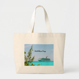 Halbmond Caye Bahamas Jumbo Stoffbeutel
