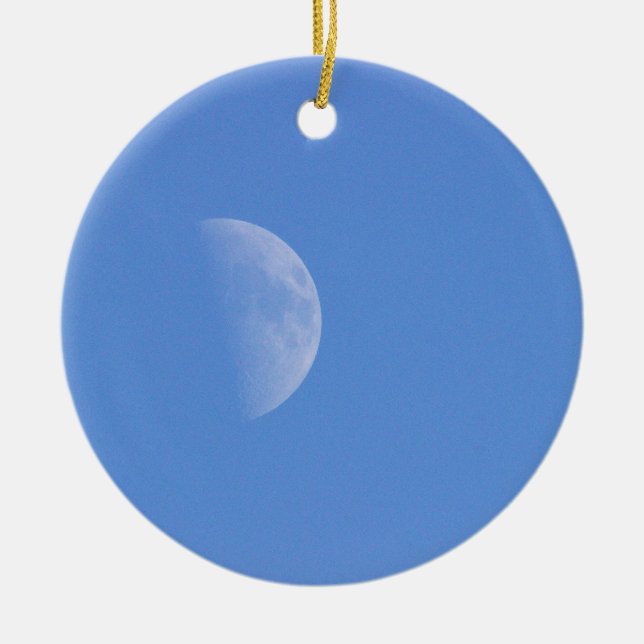 Halbmond Foto Ornament (Vorne)