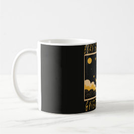 Halbmond Himmelsdesign Tasse