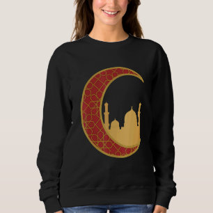 Halbmond Islam Symbol Cool Islamischer Muslim Zeic Sweatshirt