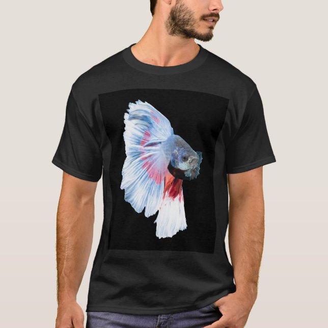Halbmond Kampffisch T-Shirt (Vorderseite)