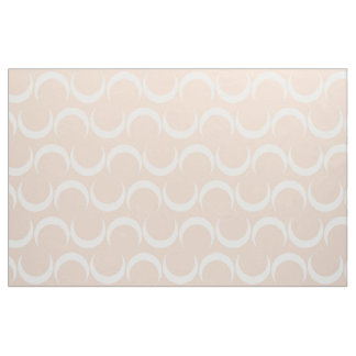 Halbmond-Muster - Pastellrosa Stoff