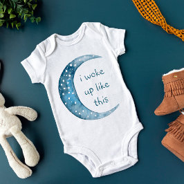 Halbmond | SO WECKTE ICH AUF Baby Strampler