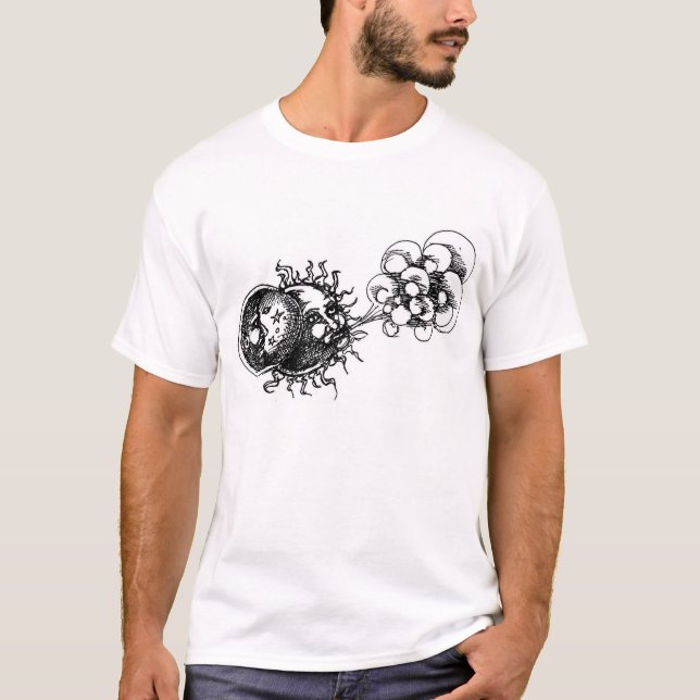 Halbmond, Sonne und Wind T-Shirt (Vorderseite)
