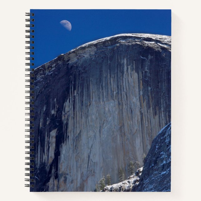Halbmond steigt über halber Kuppel Notizbuch (Vorderseite)